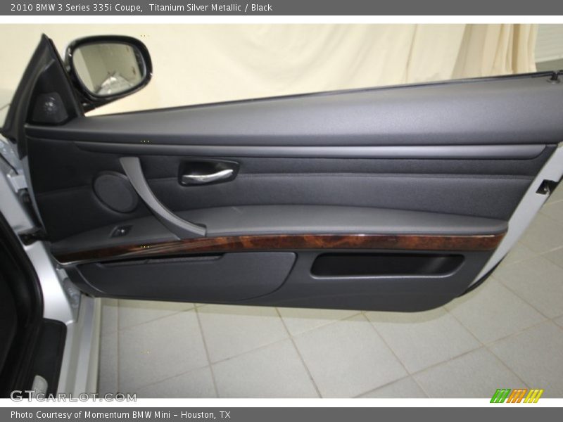 Titanium Silver Metallic / Black 2010 BMW 3 Series 335i Coupe