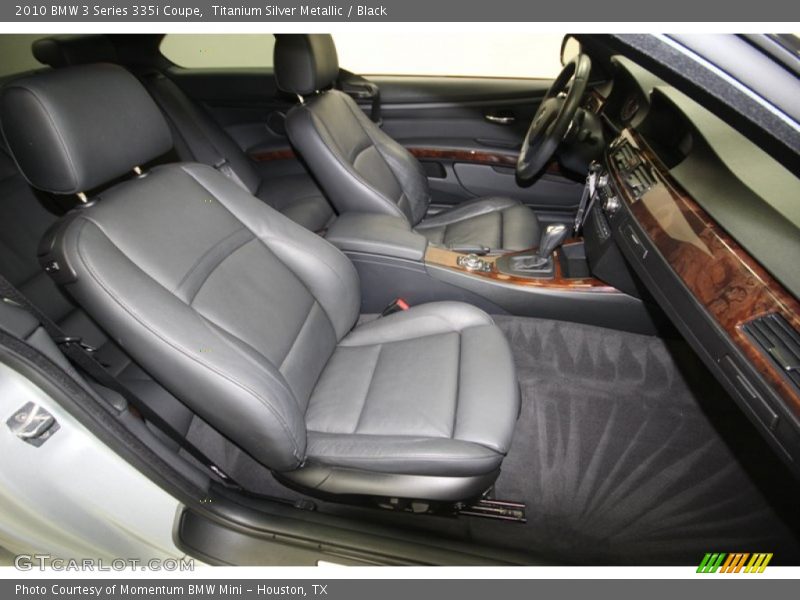 Titanium Silver Metallic / Black 2010 BMW 3 Series 335i Coupe