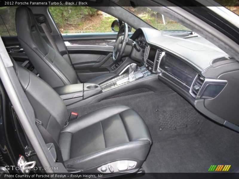 Front Seat of 2012 Panamera Turbo S