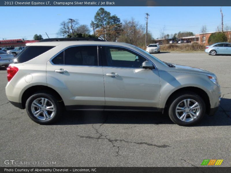 Champagne Silver Metallic / Jet Black 2013 Chevrolet Equinox LT