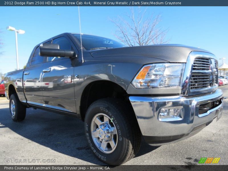 Mineral Gray Metallic / Dark Slate/Medium Graystone 2012 Dodge Ram 2500 HD Big Horn Crew Cab 4x4