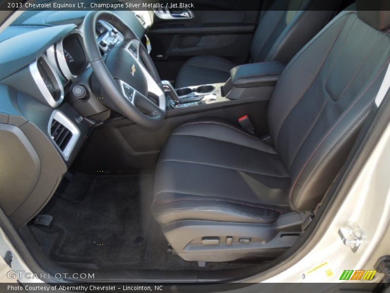 Champagne Silver Metallic / Jet Black 2013 Chevrolet Equinox LT