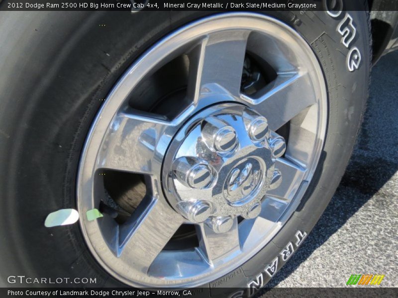 Mineral Gray Metallic / Dark Slate/Medium Graystone 2012 Dodge Ram 2500 HD Big Horn Crew Cab 4x4