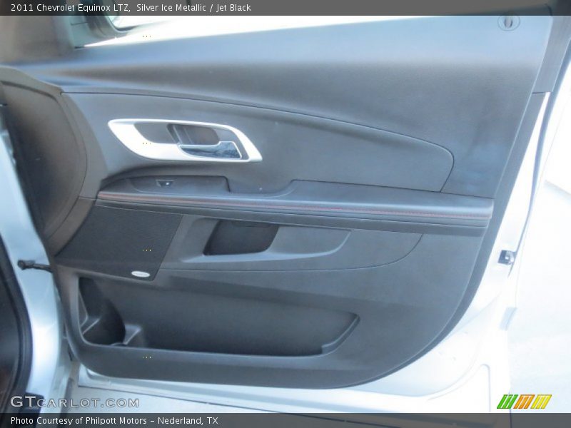 Silver Ice Metallic / Jet Black 2011 Chevrolet Equinox LTZ