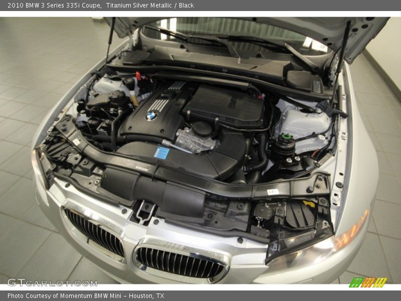 Titanium Silver Metallic / Black 2010 BMW 3 Series 335i Coupe
