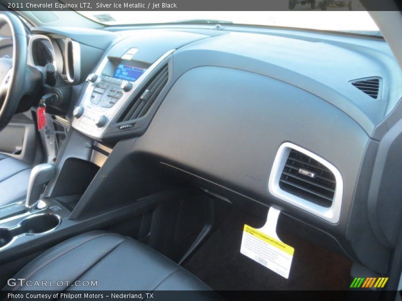 Silver Ice Metallic / Jet Black 2011 Chevrolet Equinox LTZ