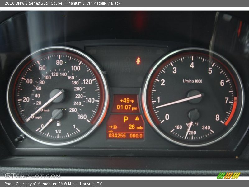 Titanium Silver Metallic / Black 2010 BMW 3 Series 335i Coupe