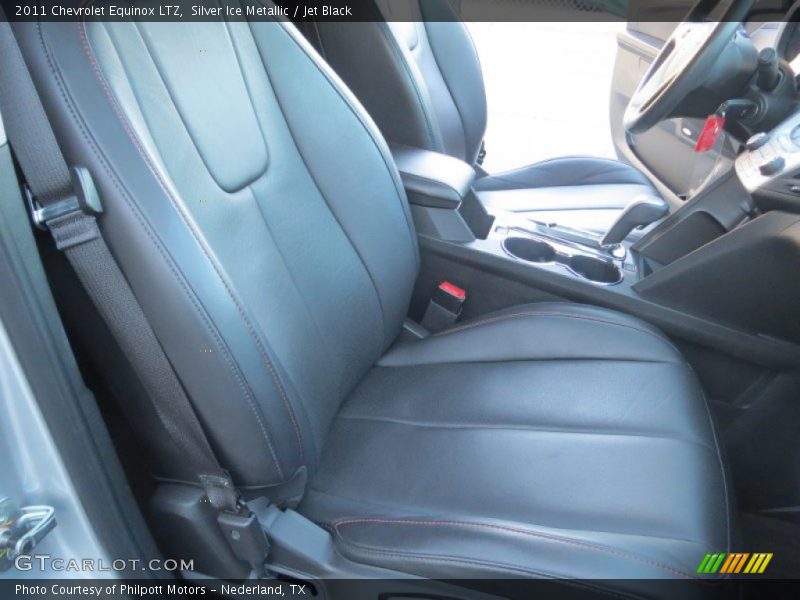 Silver Ice Metallic / Jet Black 2011 Chevrolet Equinox LTZ