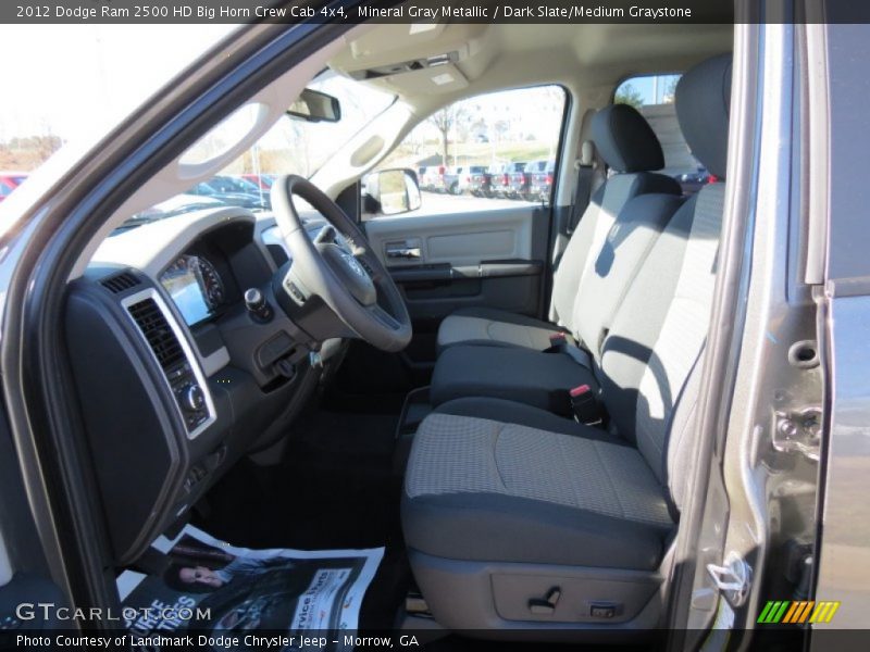 Mineral Gray Metallic / Dark Slate/Medium Graystone 2012 Dodge Ram 2500 HD Big Horn Crew Cab 4x4