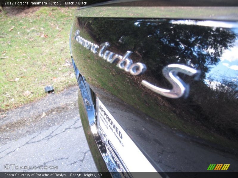 Black / Black 2012 Porsche Panamera Turbo S