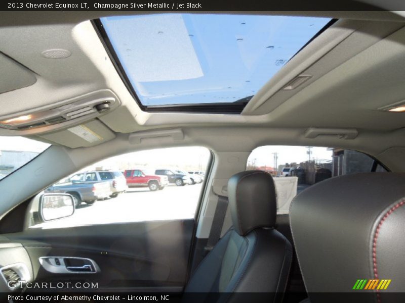 Champagne Silver Metallic / Jet Black 2013 Chevrolet Equinox LT