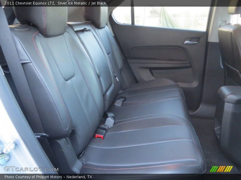 Silver Ice Metallic / Jet Black 2011 Chevrolet Equinox LTZ