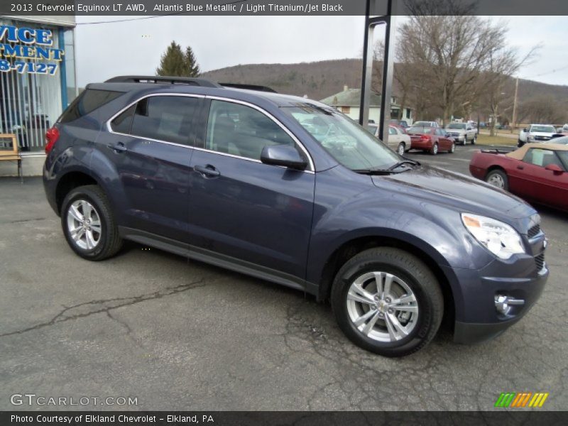 Atlantis Blue Metallic / Light Titanium/Jet Black 2013 Chevrolet Equinox LT AWD