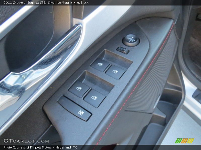 Silver Ice Metallic / Jet Black 2011 Chevrolet Equinox LTZ