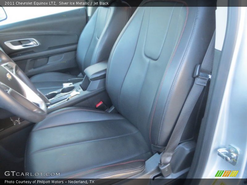 Silver Ice Metallic / Jet Black 2011 Chevrolet Equinox LTZ
