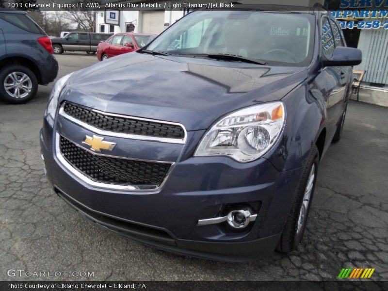 Atlantis Blue Metallic / Light Titanium/Jet Black 2013 Chevrolet Equinox LT AWD