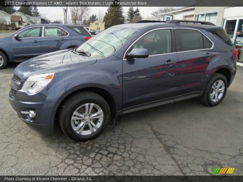 Atlantis Blue Metallic / Light Titanium/Jet Black 2013 Chevrolet Equinox LT AWD