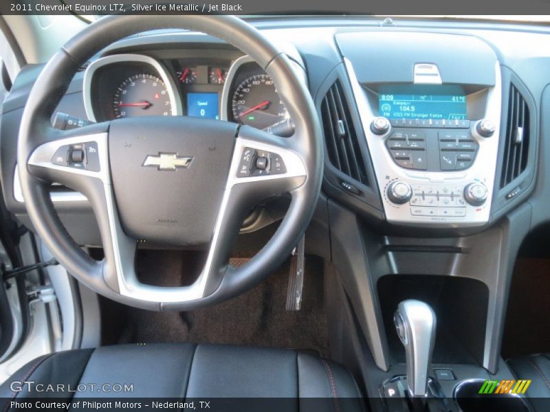 Silver Ice Metallic / Jet Black 2011 Chevrolet Equinox LTZ