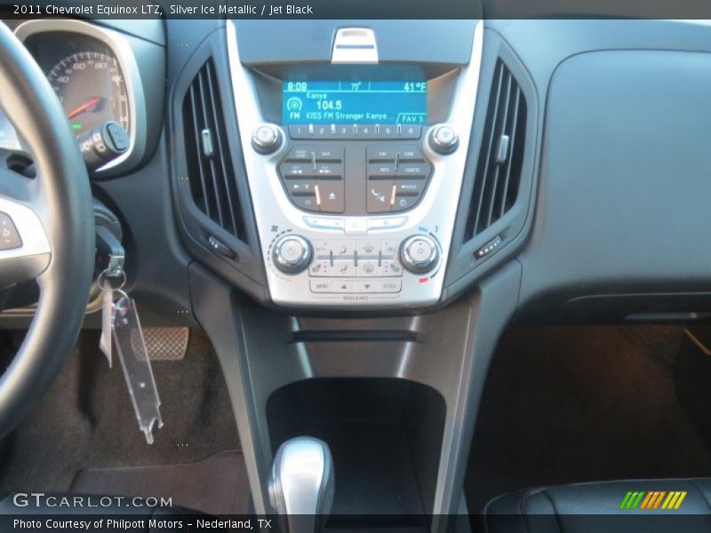 Silver Ice Metallic / Jet Black 2011 Chevrolet Equinox LTZ