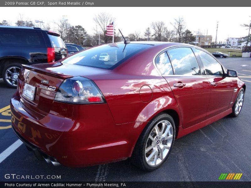 Sport Red Metallic / Onyx 2009 Pontiac G8 GXP