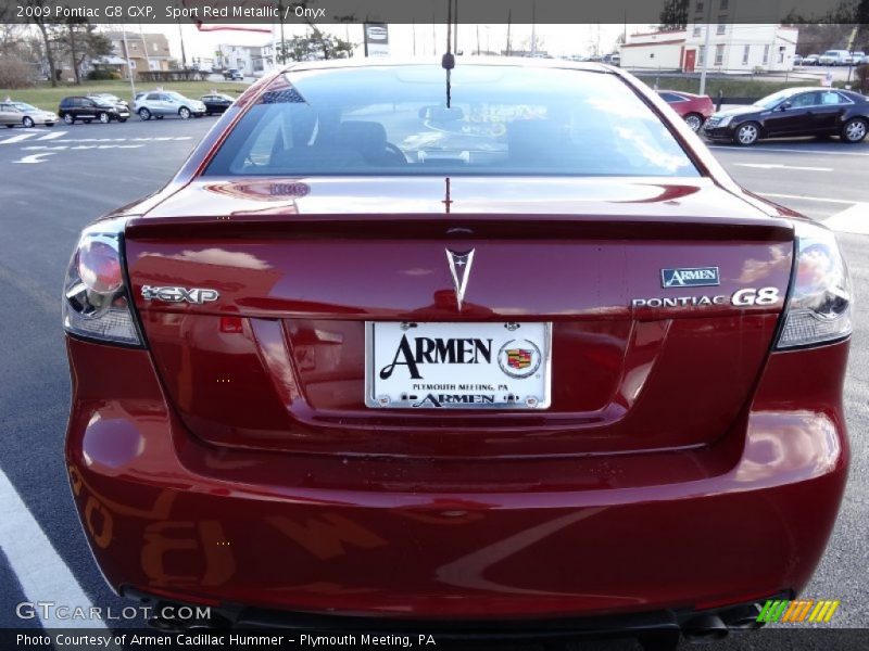 Sport Red Metallic / Onyx 2009 Pontiac G8 GXP