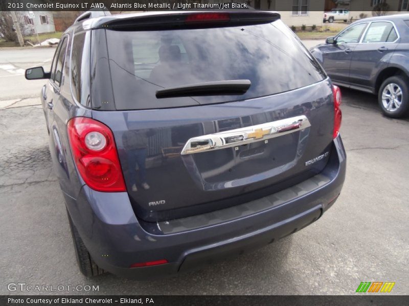 Atlantis Blue Metallic / Light Titanium/Jet Black 2013 Chevrolet Equinox LT AWD