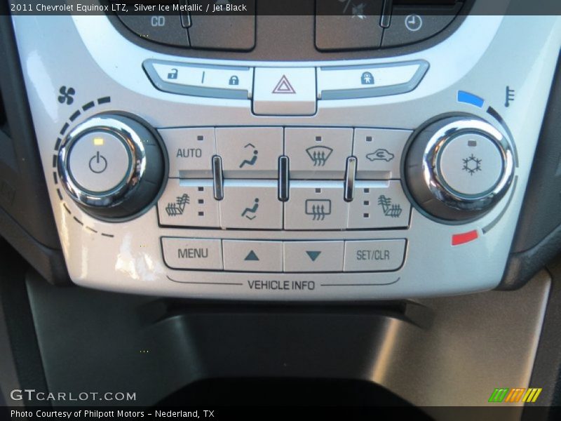 Silver Ice Metallic / Jet Black 2011 Chevrolet Equinox LTZ