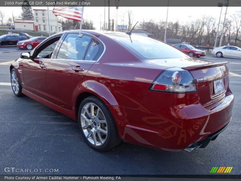 Sport Red Metallic / Onyx 2009 Pontiac G8 GXP