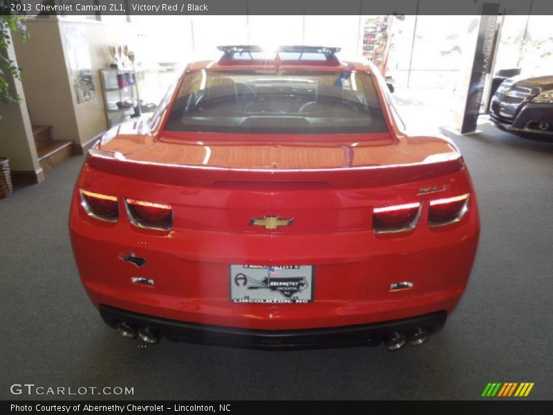 Victory Red / Black 2013 Chevrolet Camaro ZL1