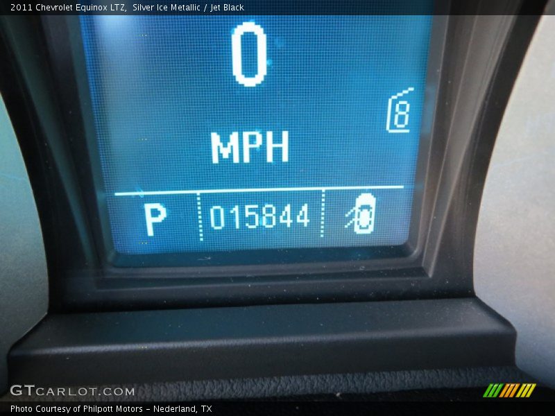 Silver Ice Metallic / Jet Black 2011 Chevrolet Equinox LTZ