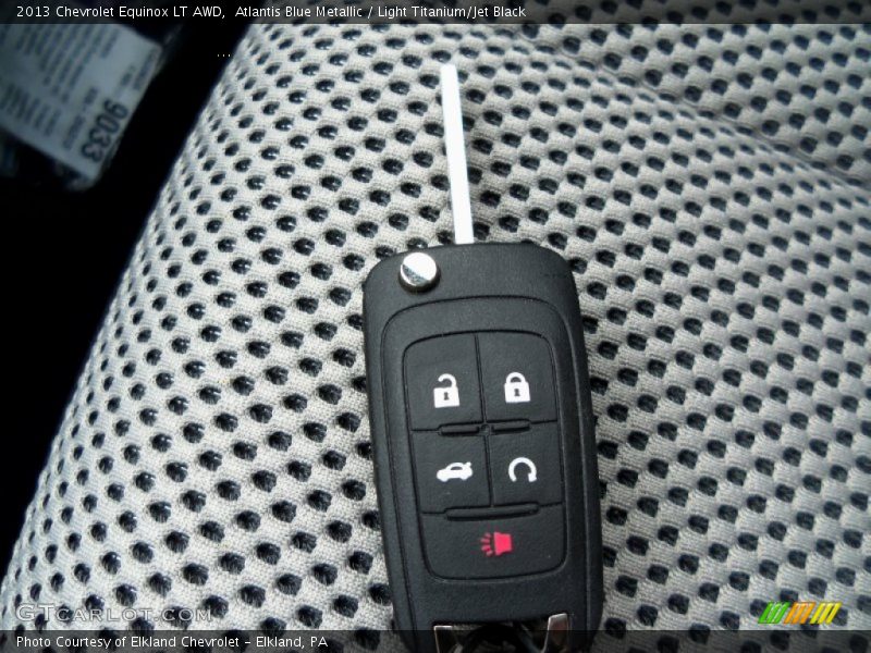 Atlantis Blue Metallic / Light Titanium/Jet Black 2013 Chevrolet Equinox LT AWD