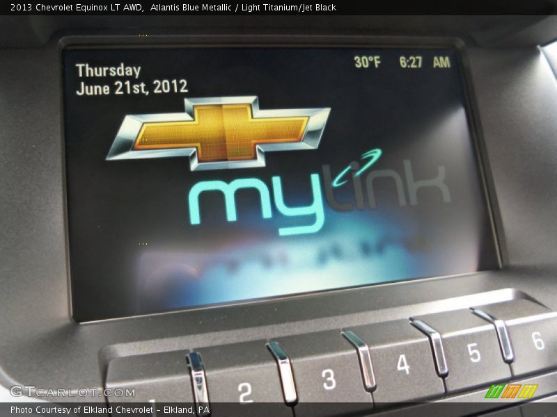 Atlantis Blue Metallic / Light Titanium/Jet Black 2013 Chevrolet Equinox LT AWD