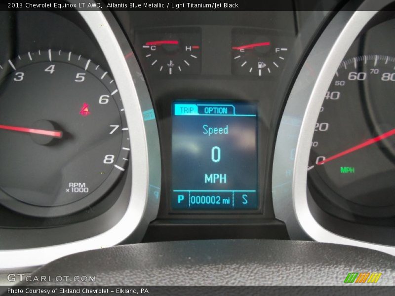 Atlantis Blue Metallic / Light Titanium/Jet Black 2013 Chevrolet Equinox LT AWD