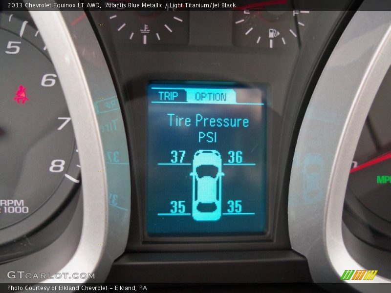 Atlantis Blue Metallic / Light Titanium/Jet Black 2013 Chevrolet Equinox LT AWD