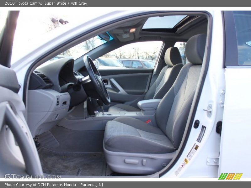Front Seat of 2010 Camry 