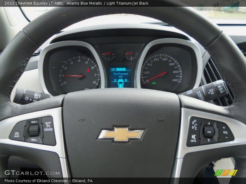 Atlantis Blue Metallic / Light Titanium/Jet Black 2013 Chevrolet Equinox LT AWD