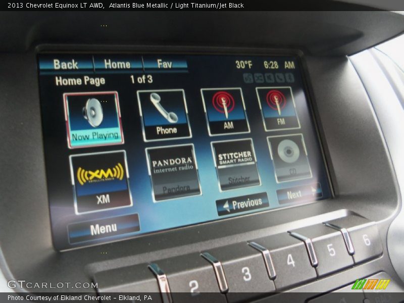 Atlantis Blue Metallic / Light Titanium/Jet Black 2013 Chevrolet Equinox LT AWD