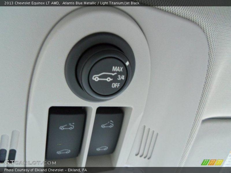 Atlantis Blue Metallic / Light Titanium/Jet Black 2013 Chevrolet Equinox LT AWD