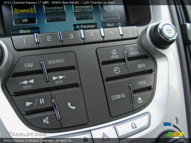 Atlantis Blue Metallic / Light Titanium/Jet Black 2013 Chevrolet Equinox LT AWD