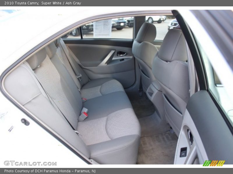 Rear Seat of 2010 Camry 
