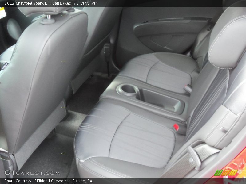 Salsa (Red) / Silver/Silver 2013 Chevrolet Spark LT