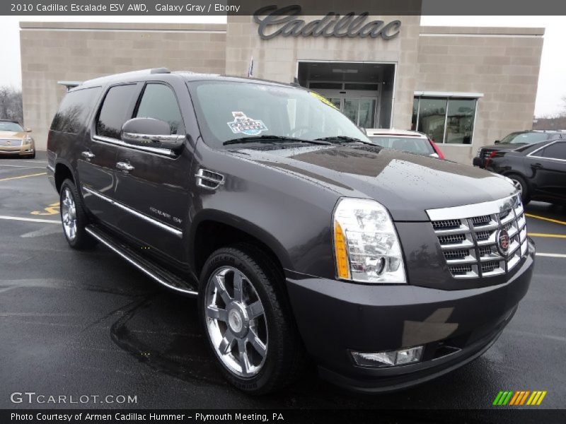 Galaxy Gray / Ebony 2010 Cadillac Escalade ESV AWD