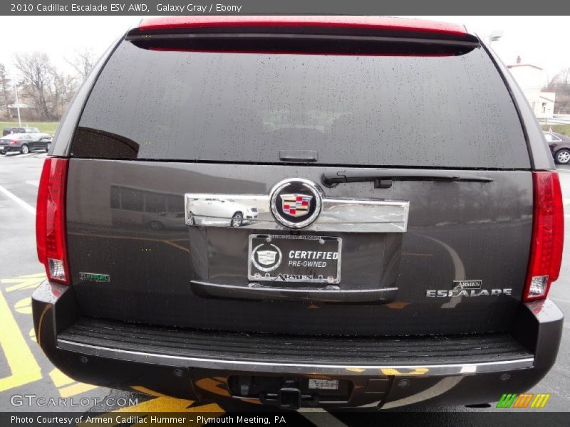 Galaxy Gray / Ebony 2010 Cadillac Escalade ESV AWD