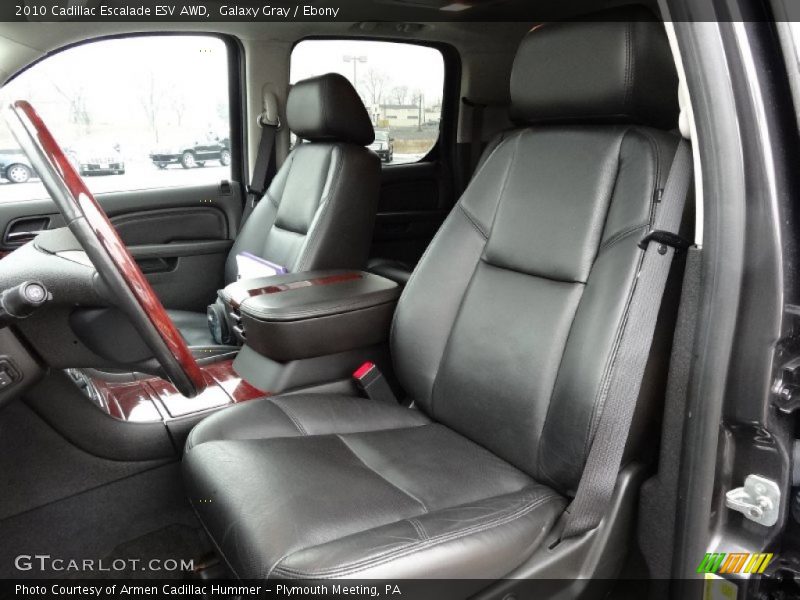 Front Seat of 2010 Escalade ESV AWD