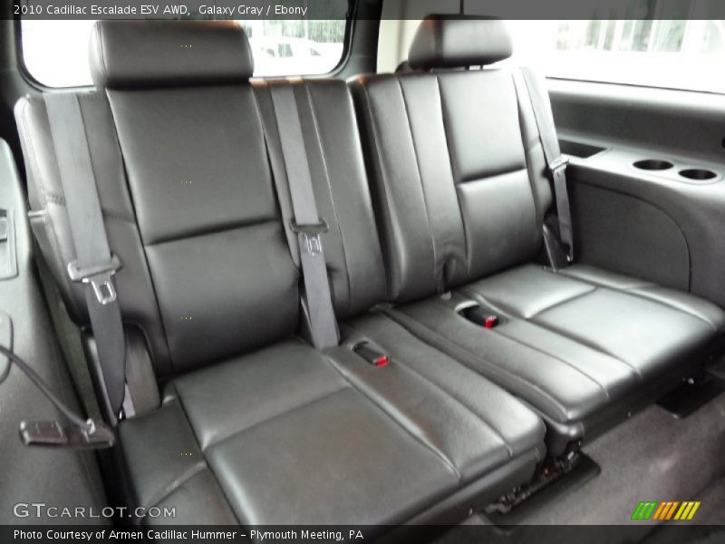 Rear Seat of 2010 Escalade ESV AWD