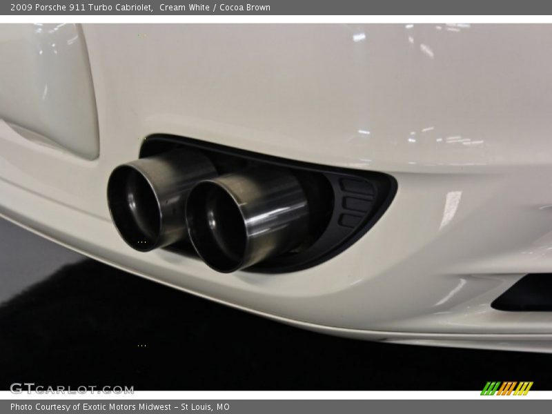 Exhaust of 2009 911 Turbo Cabriolet