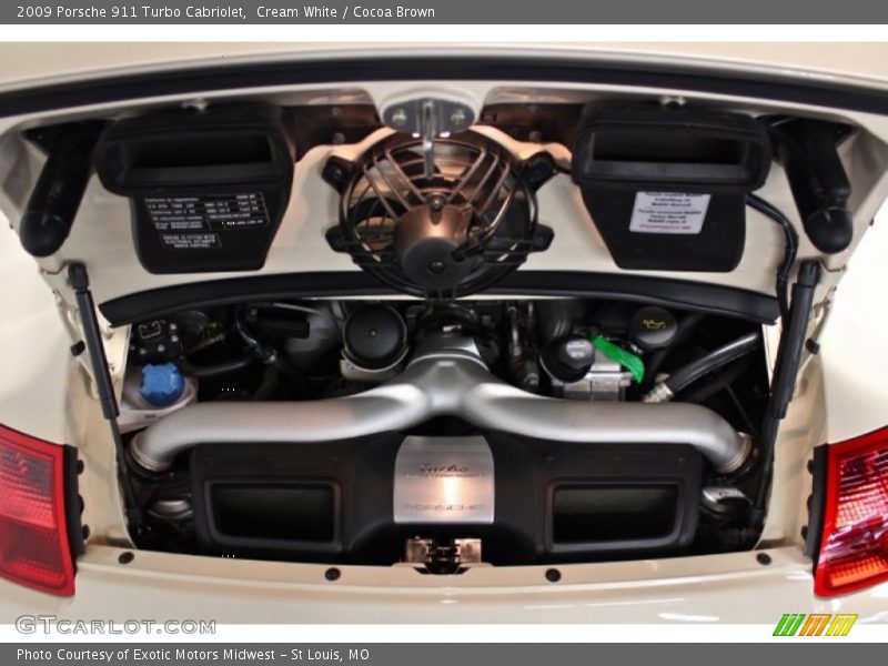  2009 911 Turbo Cabriolet Engine - 3.6 Liter Twin-Turbocharged DOHC 24V VarioCam Flat 6 Cylinder
