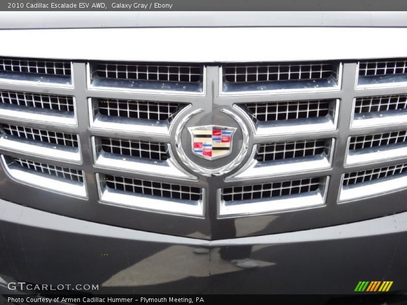 Galaxy Gray / Ebony 2010 Cadillac Escalade ESV AWD