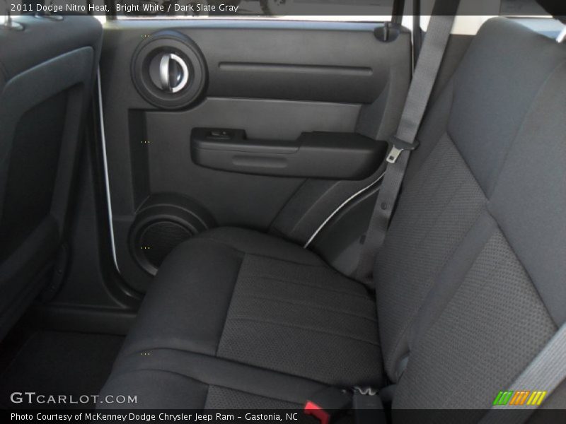 Bright White / Dark Slate Gray 2011 Dodge Nitro Heat