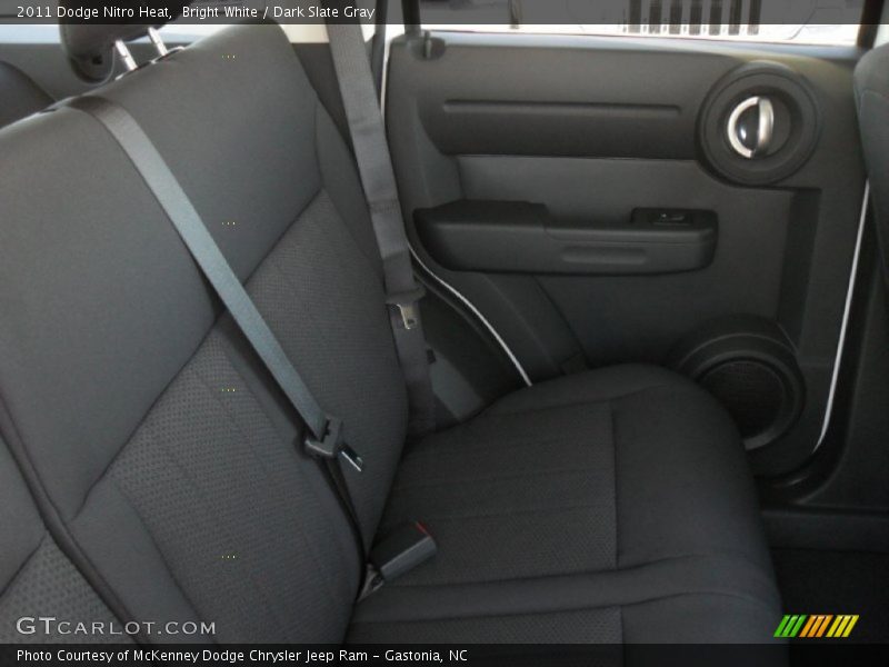 Bright White / Dark Slate Gray 2011 Dodge Nitro Heat